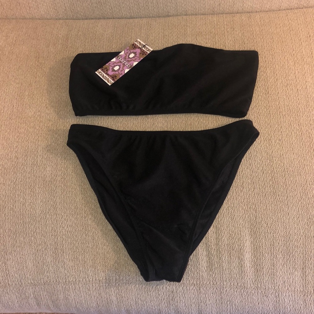 Black boo hoo bikini